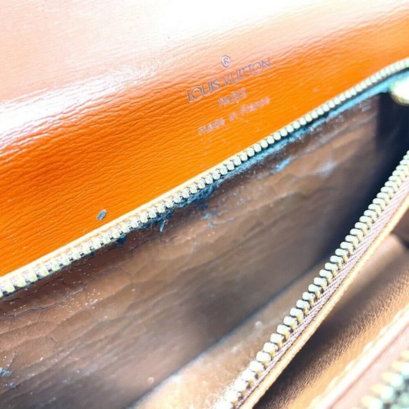 Authentic LOUIS VUITTON M52133 Epi Concord Business bag Hand Bag Epi Leather Bro - Picture 8 of 11